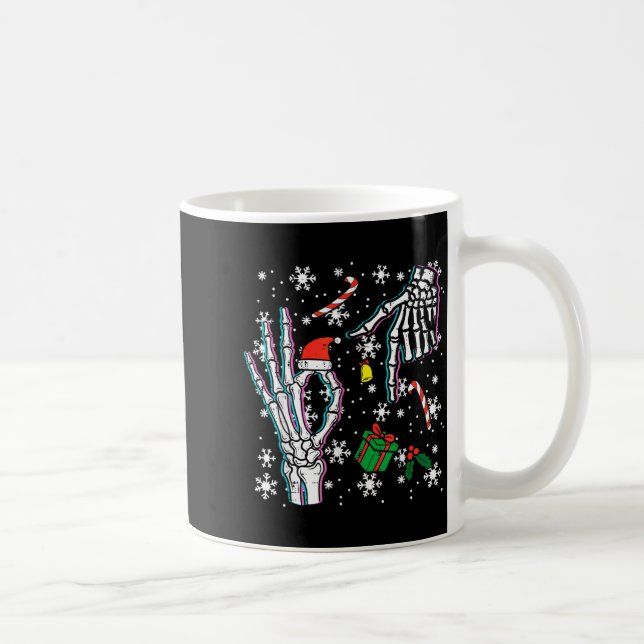 Mug Skeleton 67 Meme Funny Christmas 6 7 Boys Youth Te (Droite)