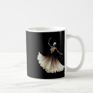 Mug Skeleton Ballerina Ballet Danse Halloween Femmes G