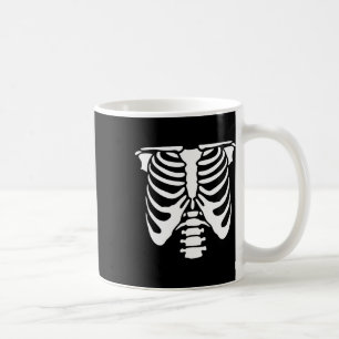 Mug Skeleton Cage de côtes de la poitrine Os Halloween
