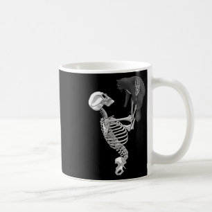 Mug Skeleton Cat Art For Men Femme Feline Costume Hall
