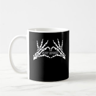 Mug Skeleton Coeur Et Mains Design Classique