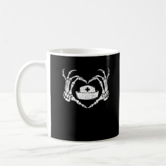 Mug Skeleton Coeur main Lazy Costume d'Halloween Drôle
