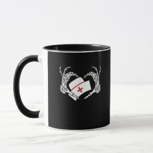 Mug Skeleton Coeur main Lazy do-it-yourself Costume d'