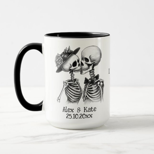 Mug Skeleton Couple (Gauche)