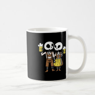 Mug Skeleton Couple Cheering Bière Halloween
