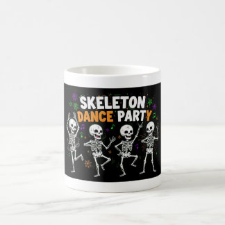 Mug Skeleton Dance Party Halloween Funny Éffrayant