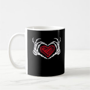 Mug Skeleton des mains du coeur