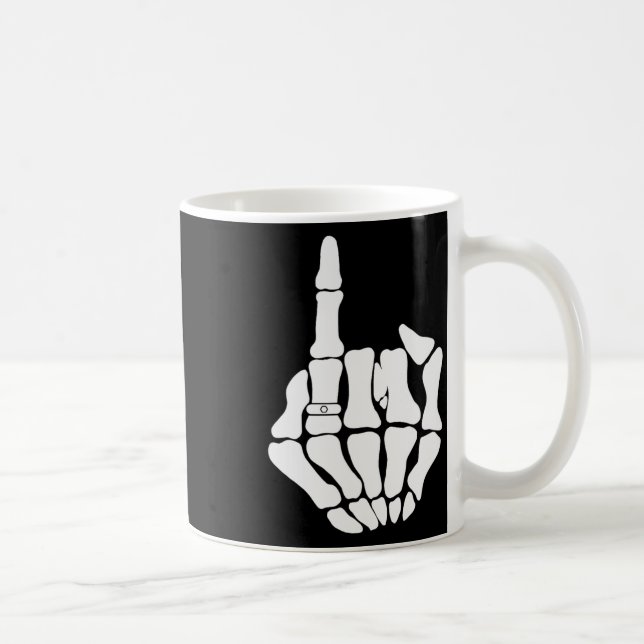 Mug Skeleton Groom Mariage vient de se marier Éffrayan (Droite)
