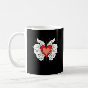 Mug Skeleton Hands Heart Classic