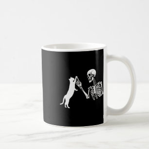 Mug Skeleton Main Jouer Chat Amusant Halloween Costume
