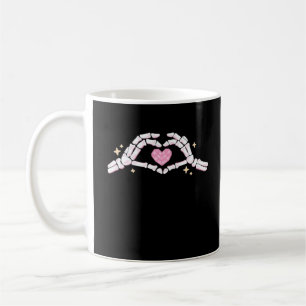 Mug Skeleton Mains Coeur drôle