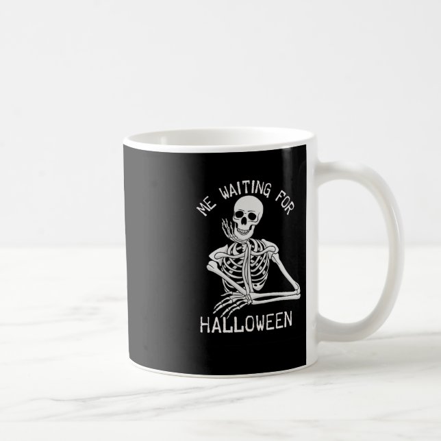 Mug Skeleton Me En Attendant Halloween (Droite)