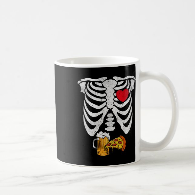 Mug Skeleton Papa Halloween Grossesse Couples Costumes (Droite)