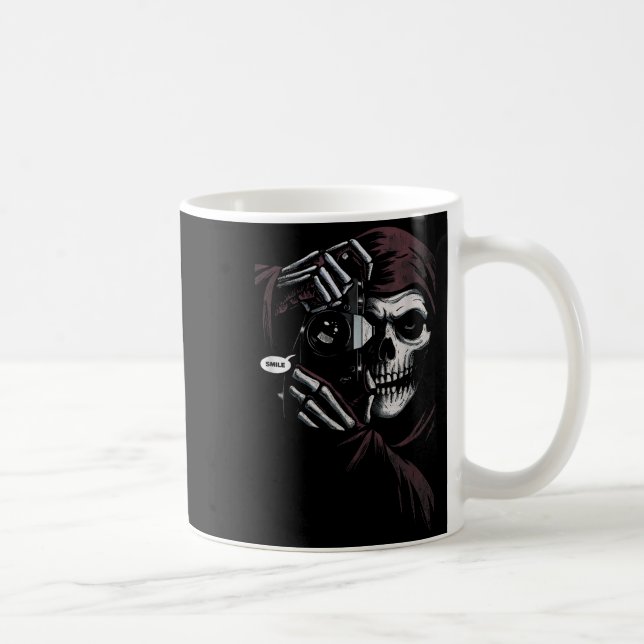 Mug Skeleton Photographer Funny For Men Women  (Droite)