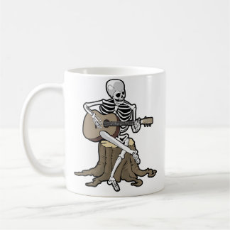 Mug Skeleton Playing Guitar Halloween Acoustic Boys Gr