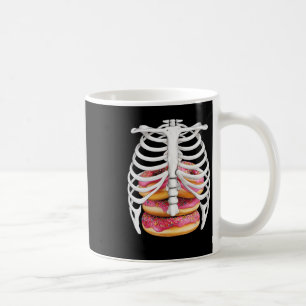 Mug Skeleton Rib Cage Halloween Costume Tee - shirt Ca