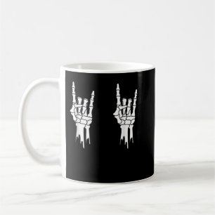 Mug Skeleton, Rocher À La Main, Halloween, Hommes Femm