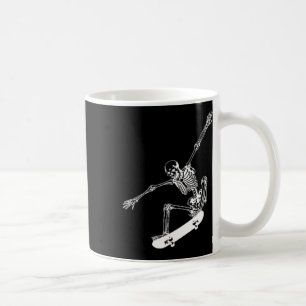 Mug Skeleton Skateboard Skateboard Halloween Skateboar
