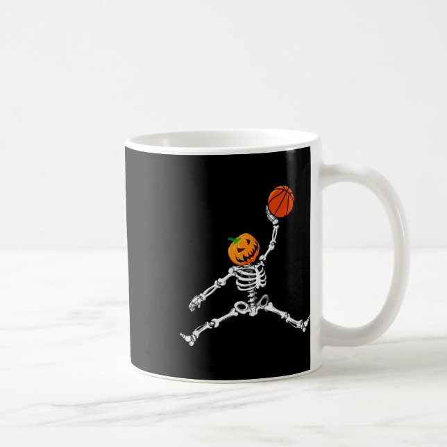 Mug Skeleton Sketset Halloween Citrouille Slam Dunk (Droite)