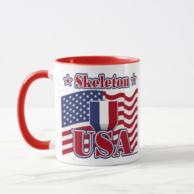 Mug Skeleton USA (Gauche)