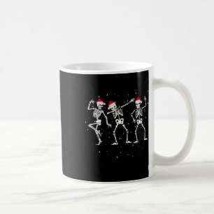 Mug Skeletons Dansant Avec Le Chapeau Du Père Noël Drô