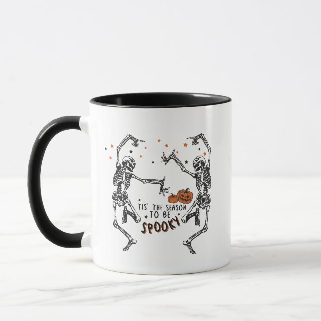Mug Skeletons dansants Halloween (Gauche)