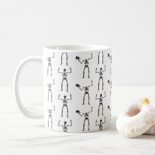 Mug Skeletons D'Halloween, Baguette Ou Traite, Boo