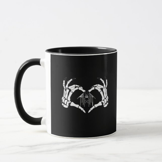 Mug Skeletons Token Heart Hands (Gauche)