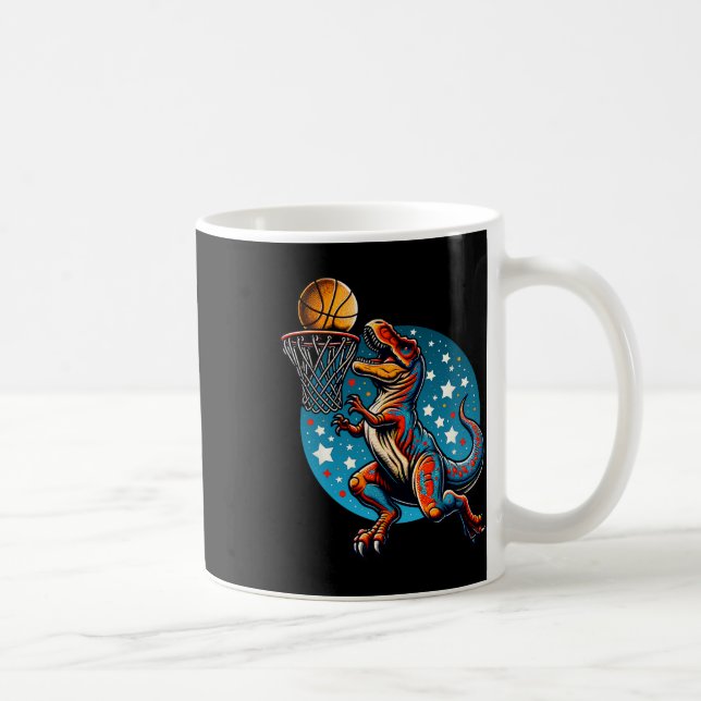 Mug Sketll Player T-rex Dinosaur  (Droite)