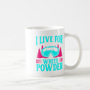 Mug Ski 90s 80s Skiing Outfit I Live For White Powder