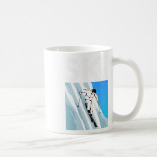 Mug Ski Alpin Ski de Descente Neige Tendance