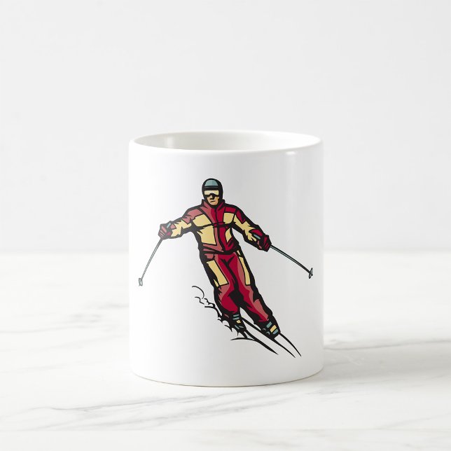 Mug Ski de descente (Créateur téléchargé)