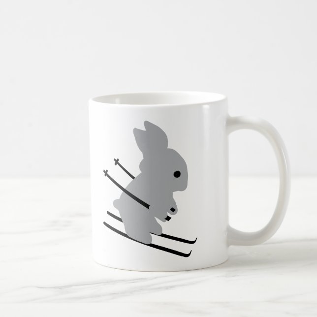 Mug ski de glisse en bunny (Droite)