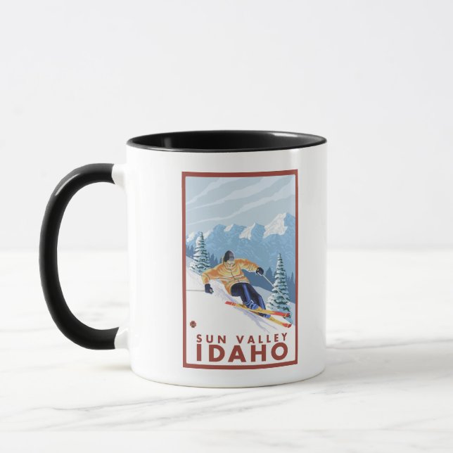 Mug Ski de neige - Sun Valley, Idaho (Gauche)