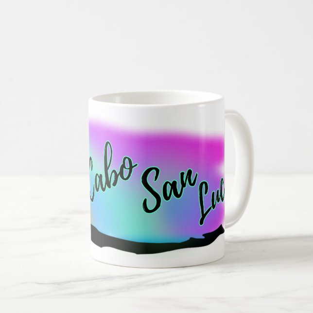Mug Ski De Plage Neon À Cabo San Lucas (Devant droit)