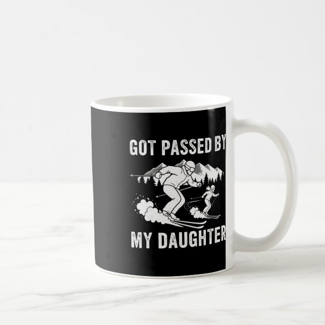 Mug Ski drôle piégé par ma fille _5 (Droite)