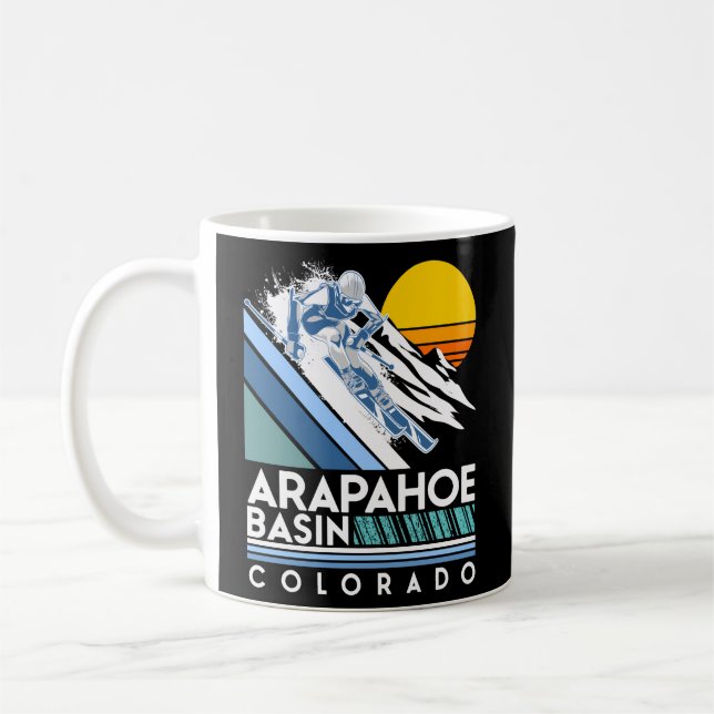 Mug Ski du Bassin d'Arapahoe Colorado (Gauche)