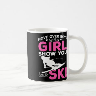 Mug Ski Girl Déplace Les Garçons Laissez Cette Fille V