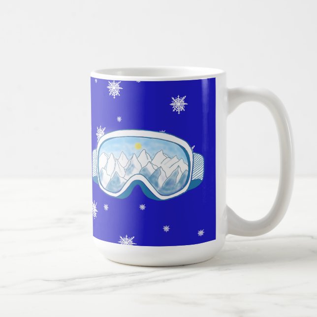 Mug Ski Goggers Snowflake Dance (Droite)