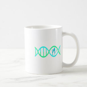 Mug Ski Jumper Dna Ski Jumping Skier Athlète Ski Wi
