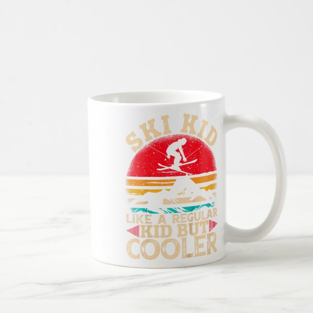 Mug Ski Kid Comme Un Enfant Régulier Mais Glacière Ski (Droite)