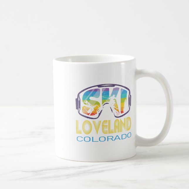Mug Ski Loveland Colorado Vacances ski (Droite)