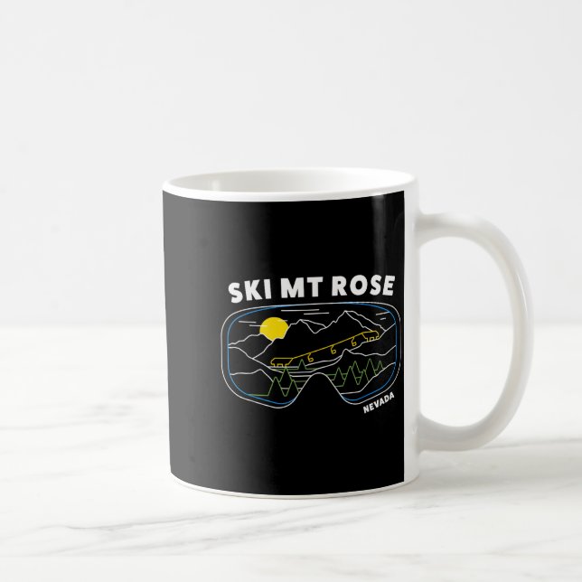 Mug Ski rétro mt rose nevada station de ski - station  (Droite)