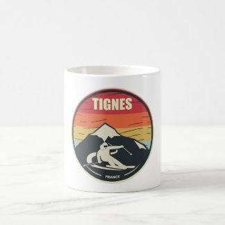 Mug Ski Rétro Tignes France Ski