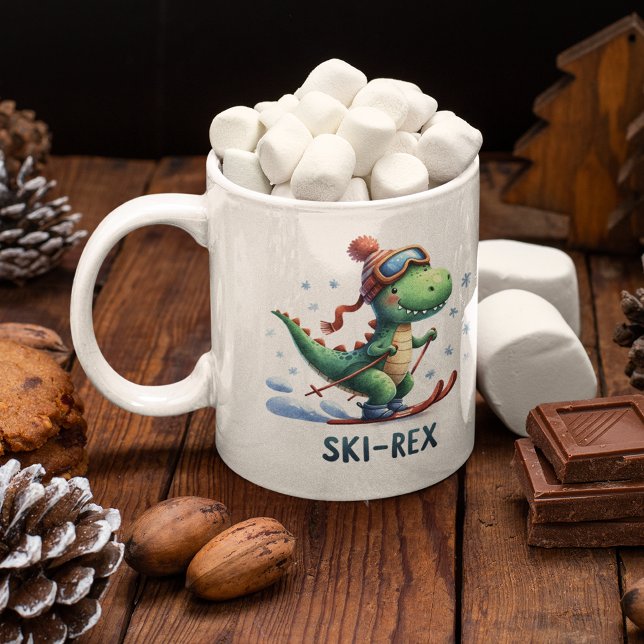 Mug Ski-Rex Hiver Fun (Créateur téléchargé)