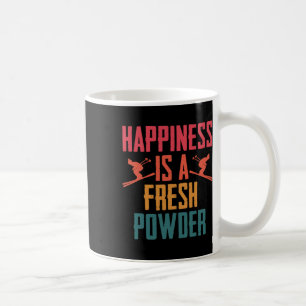 Mug Ski Ski Alpin Sport D'hiver Le Bonheur C'est La Ne