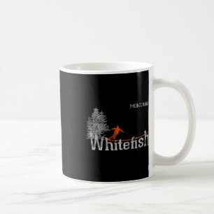Mug Ski vintage à Whitefish, Montana, style des années
