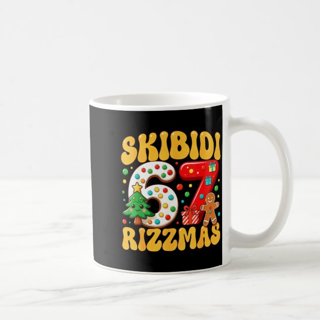 Mug Skibidi 67 Rizzmas Six Seven Meme Christmas Boys G (Droite)