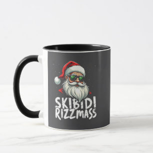 Mug Skibidi Rizzmas Funny Gen Alpha Slang Noël