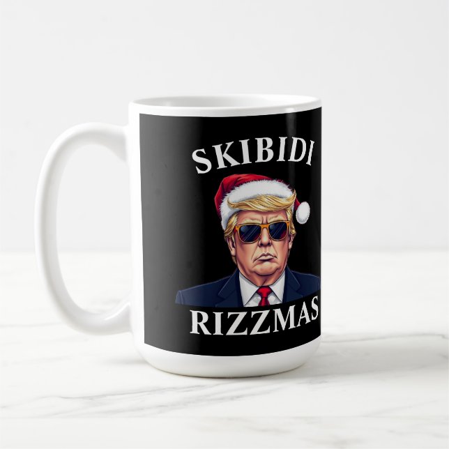 Mug Skibidi Rizzmas Rendre Noël grand à nouveau Noël (Gauche)